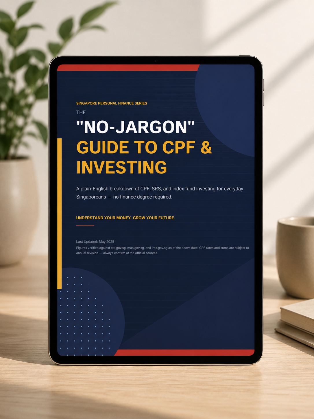 CPF & Investing Guide Singapore | No-Jargon PDF | SRS, Index Funds | Instant Download